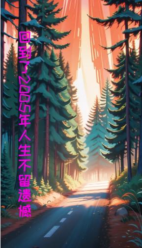 回到了2005年人生不留遺憾