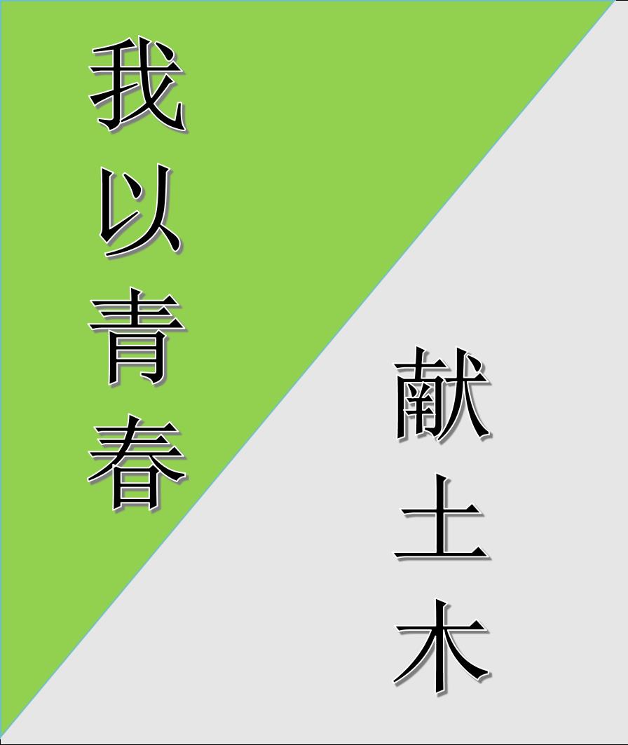 我以青春獻土木